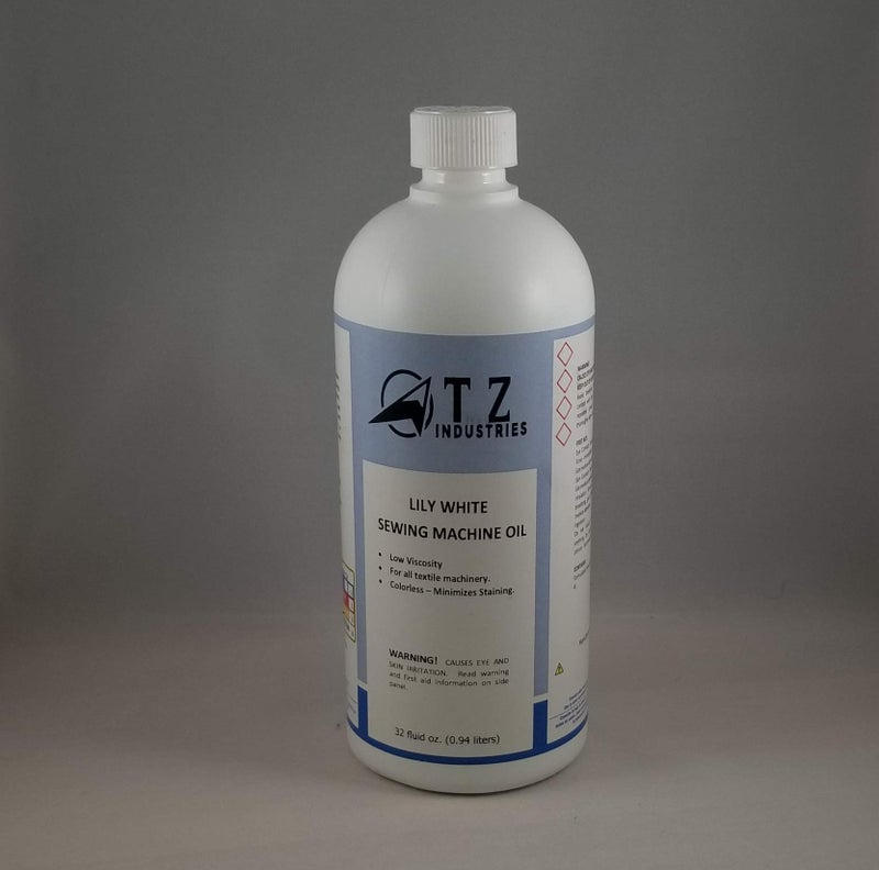 ATZ Industries Sewing Machine Oil ~ Lily White (Quart) - Image 1